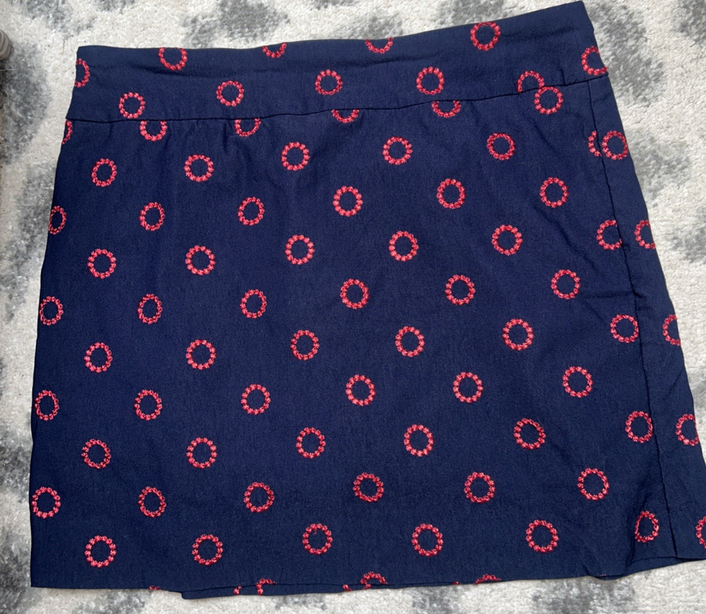 Women's Skort skirt Resort Tennis Golf Pickleball Athleisure Americana Sz 14